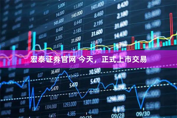 宏泰证券官网 今天，正式上市交易